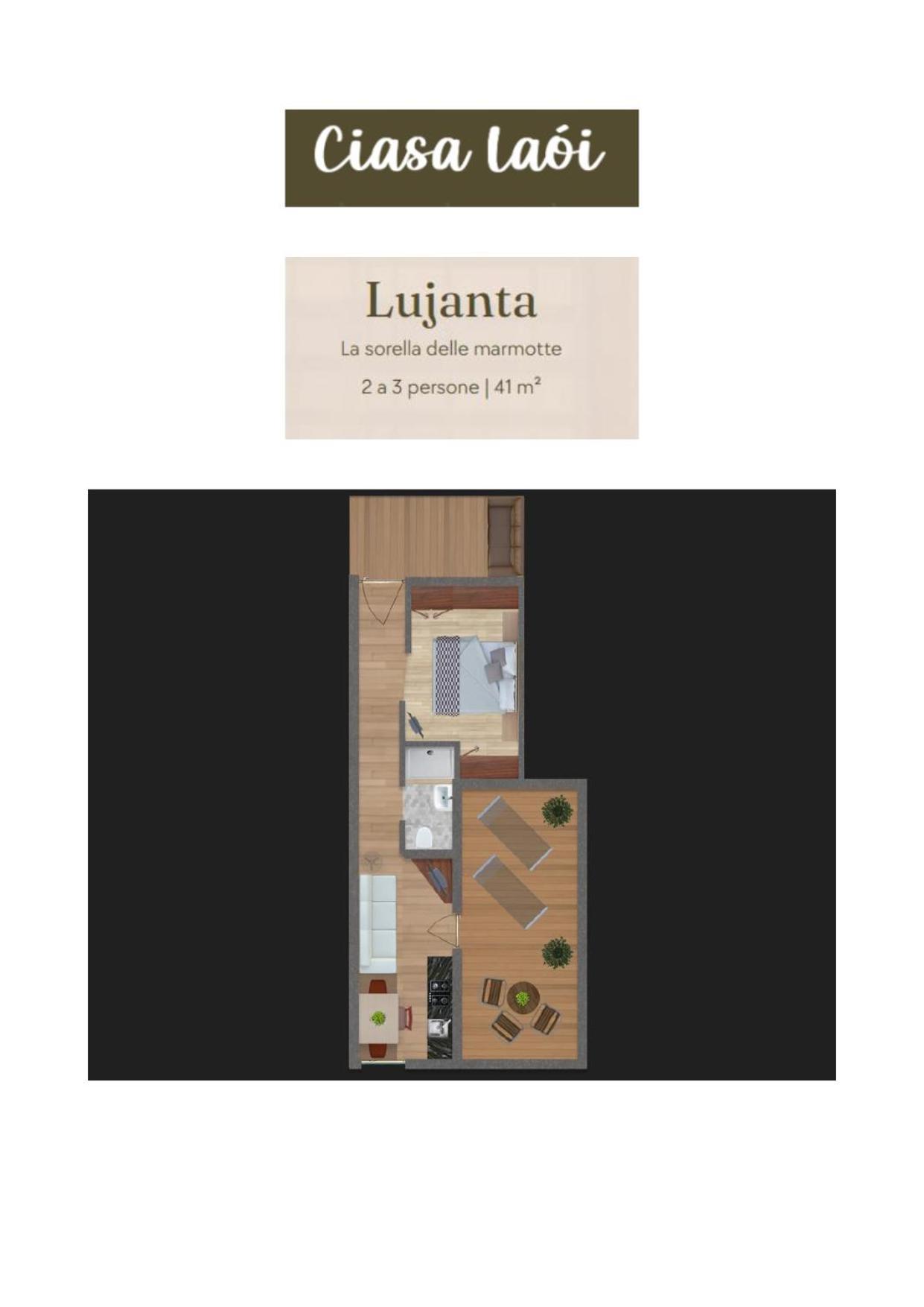 Apartment Ciasa Laoi San Cassiano  Luaran gambar